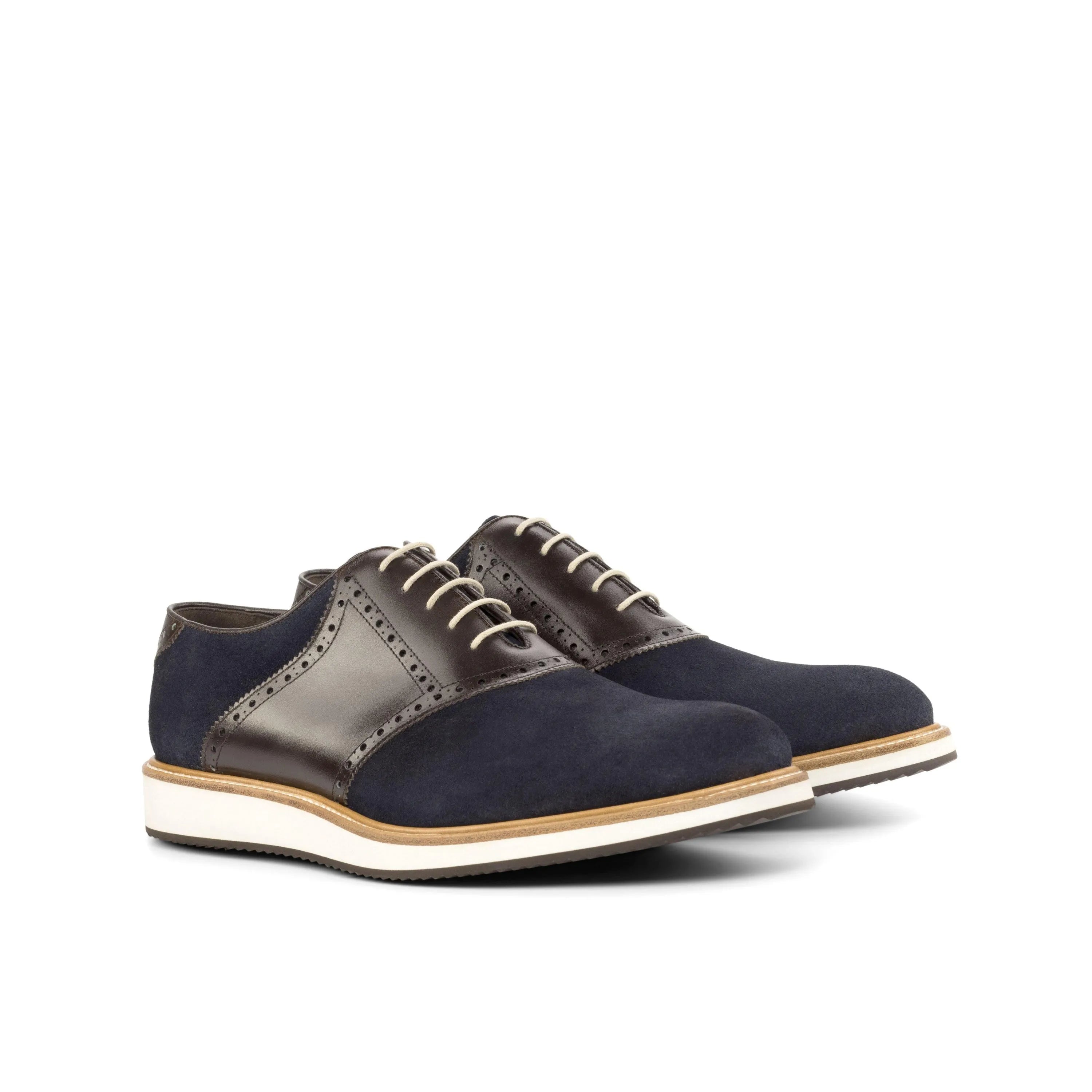 Two-tone leather D49 Saddle Shoes II back view
