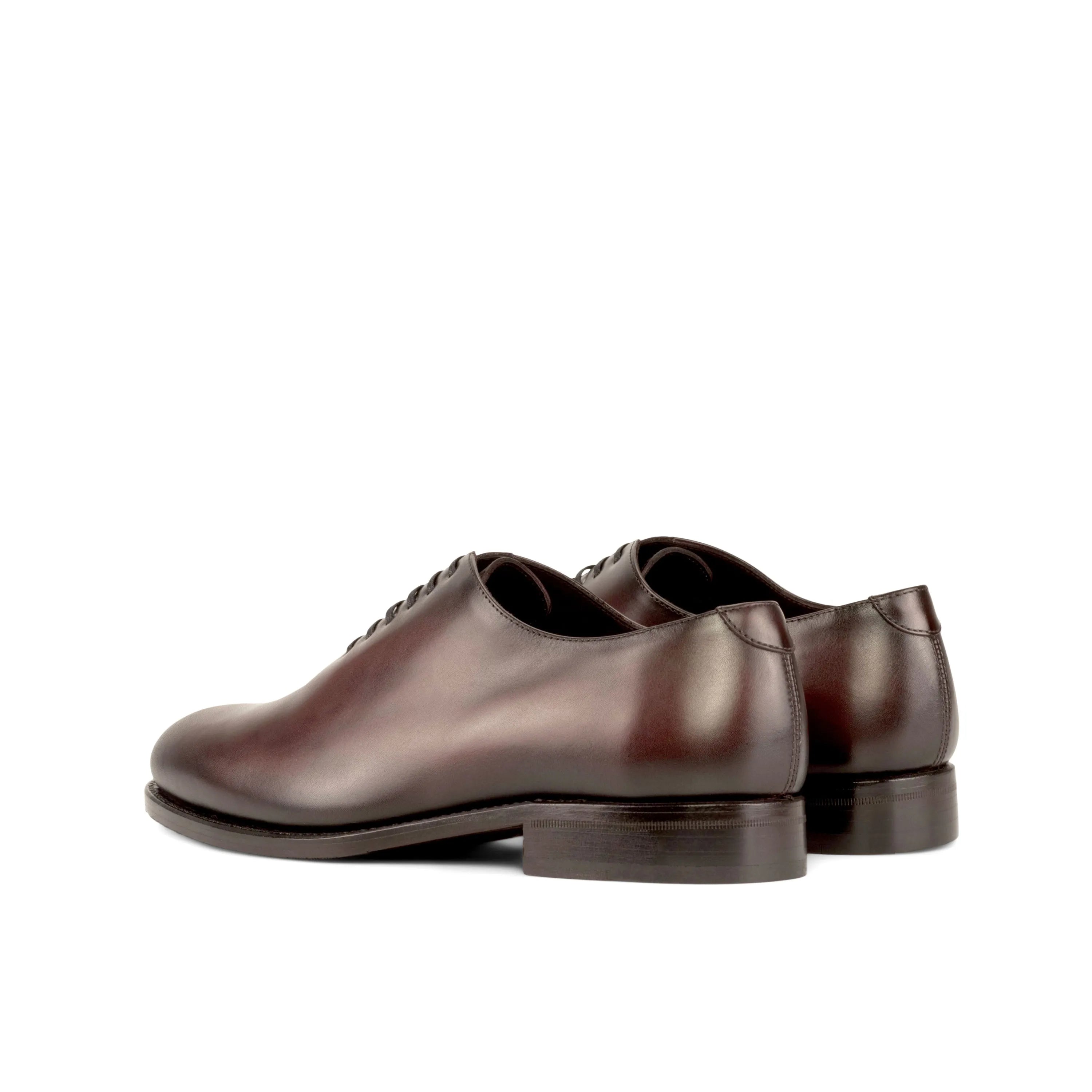 Pair of brown leather Daniels Wholecut shoes