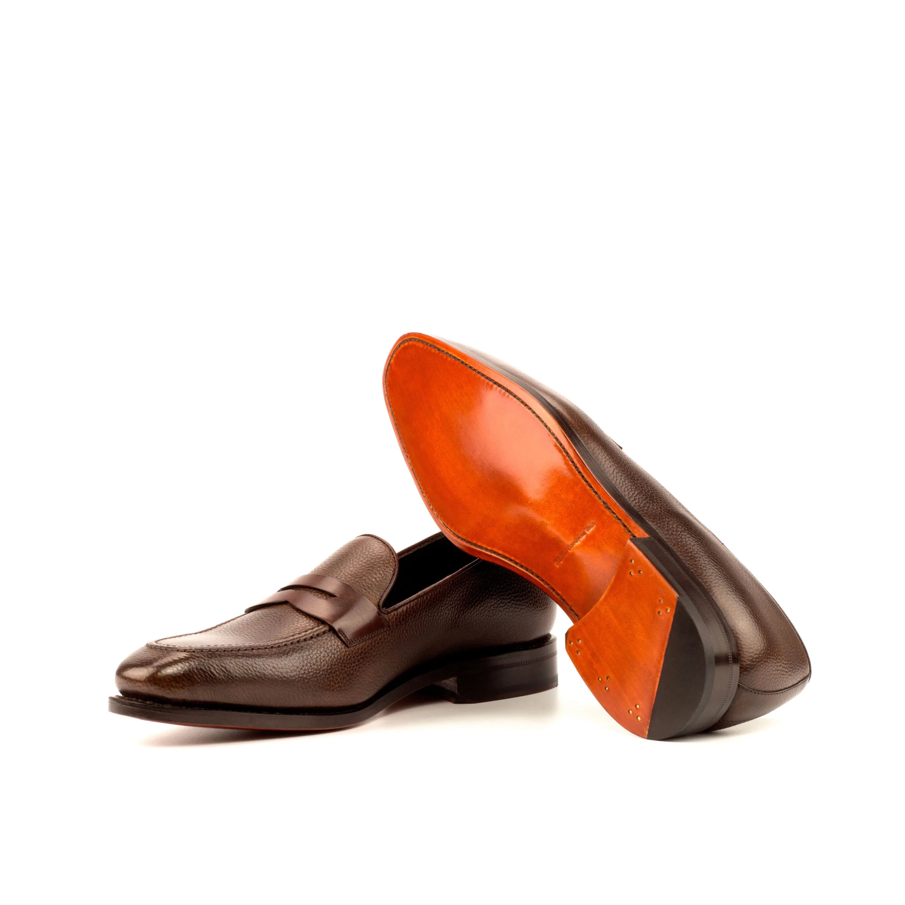 Dark brown Darko loafers II luxury bespoke shoes for men