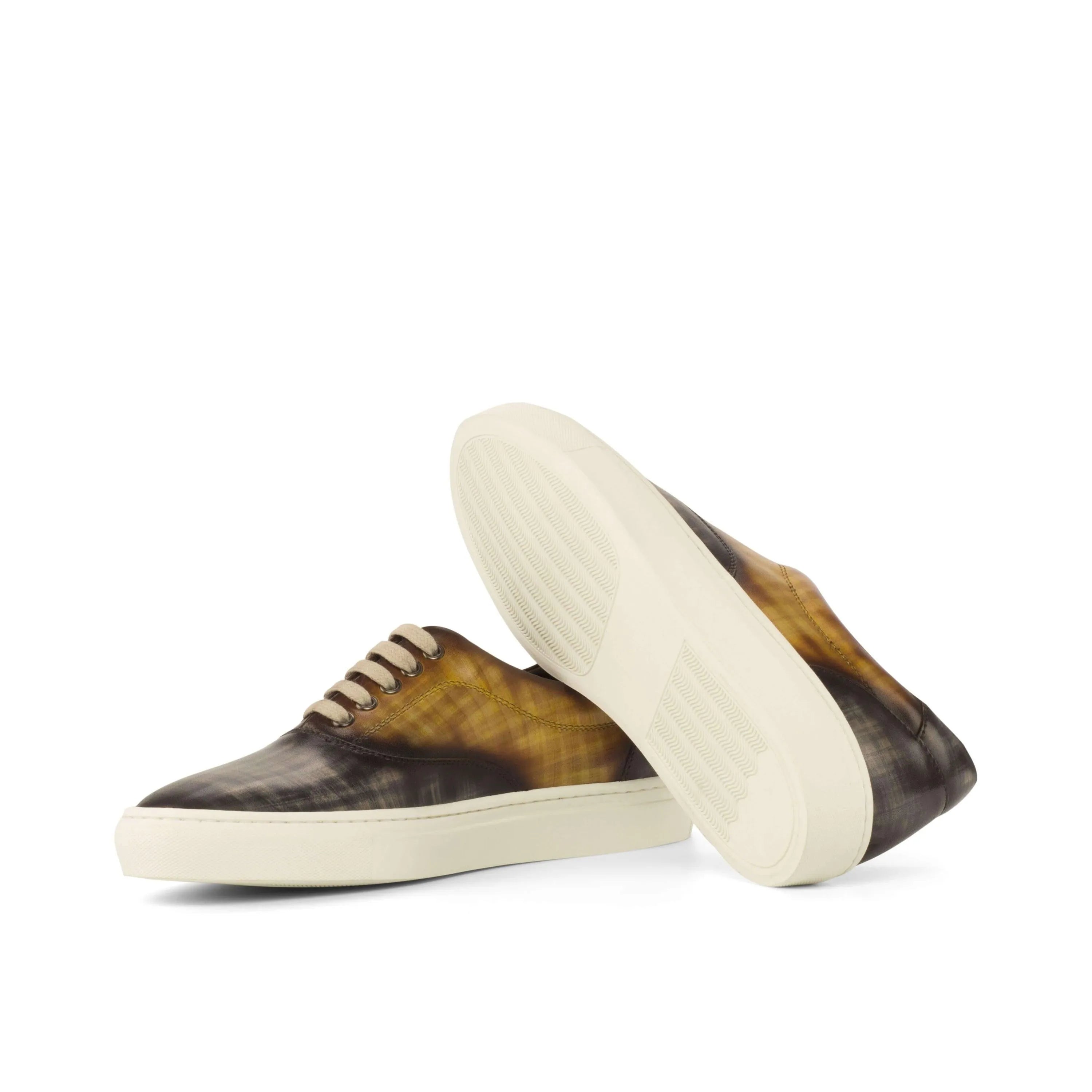 Alex Top Sider Patina Sneaker II two-toned leather sider patina sneaker