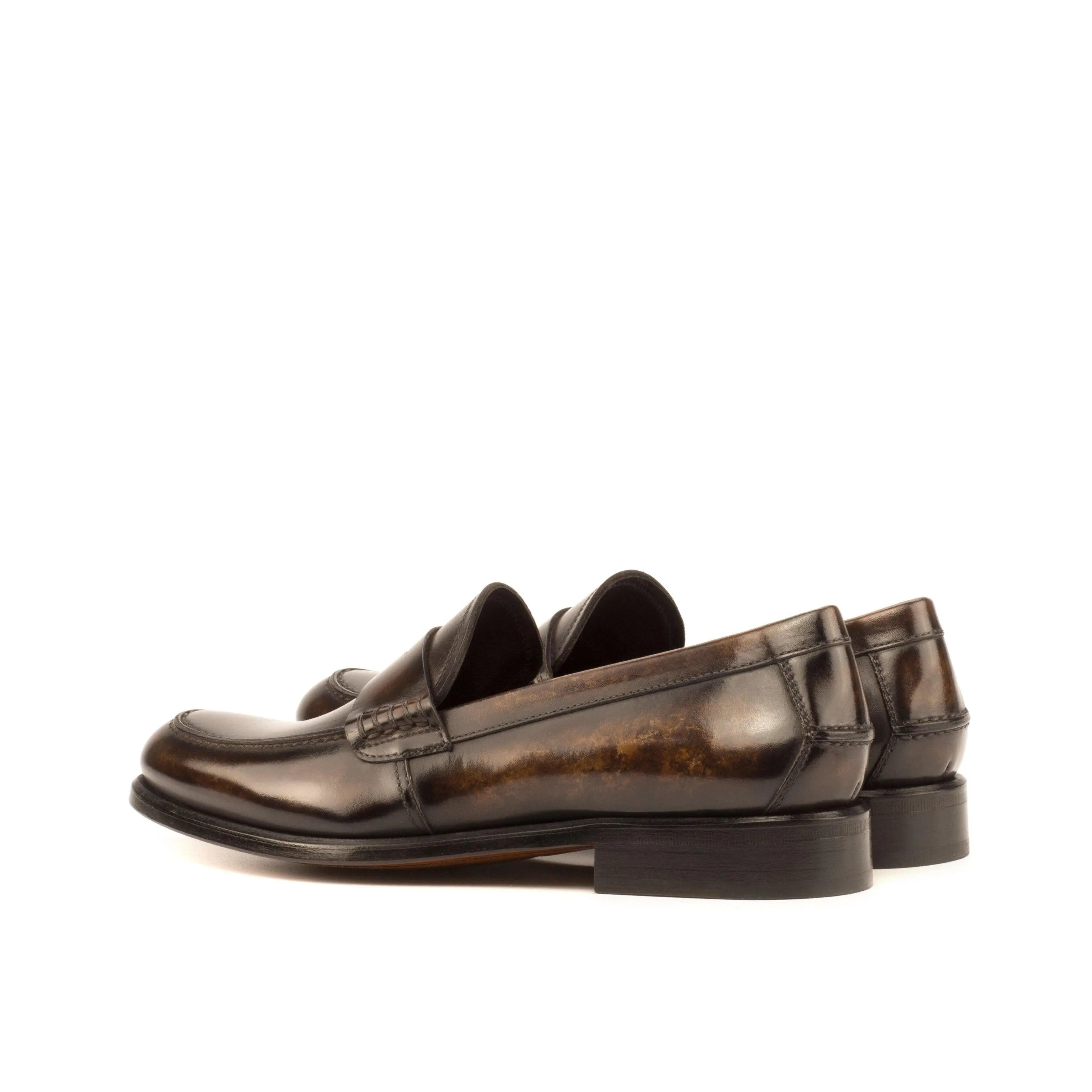 Pair of brown Indi Ladies Patina Loafers II